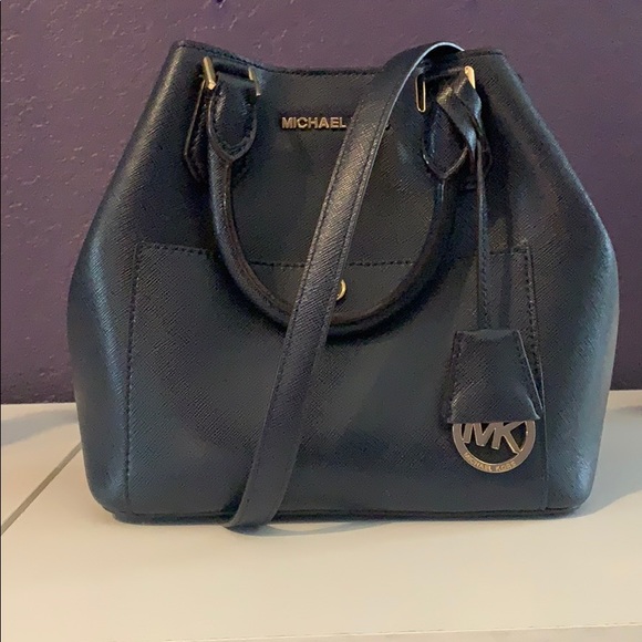 michael kors dark blue purse
